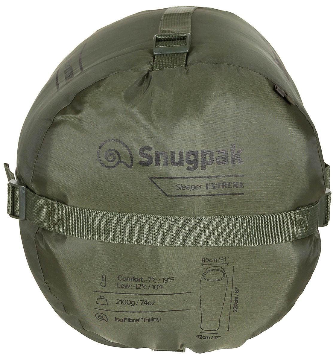 Schlafsack, Snugpak, "Sleeper Extreme", oliv-Schlafsäcke/Camping-Krisenbedarf