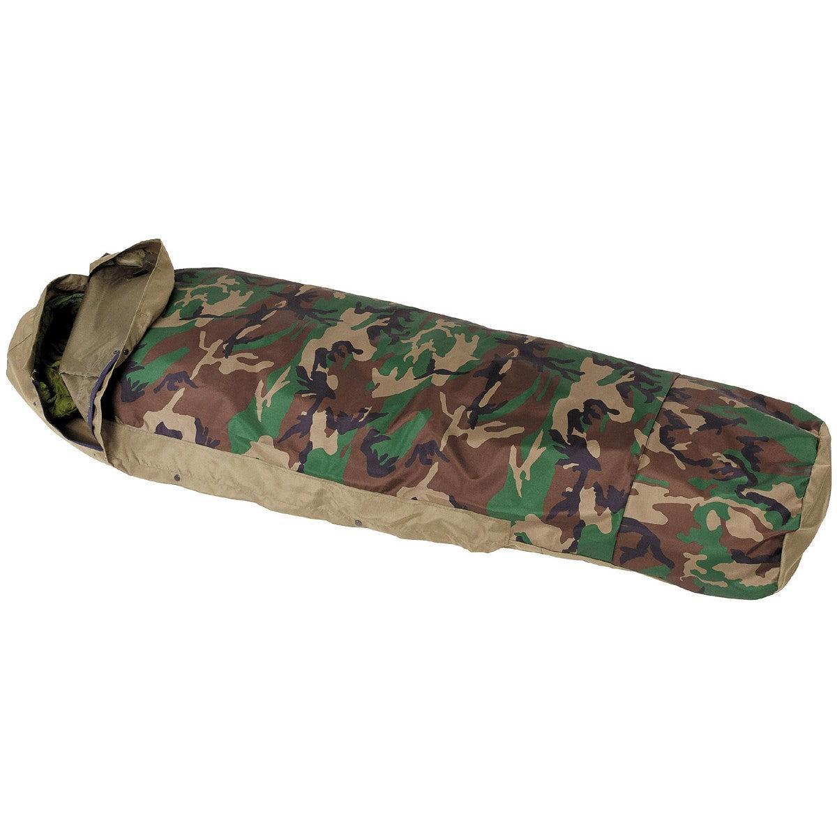 Schlafsacküberzug, Modular, 3-Lagen Laminat, woodland-Schlafsäcke/Camping-Krisenbedarf