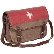 Schweiz. Umhängetasche, mit Kunstleder-Riemen-Taschen/Rucksäcke/Holster-Krisenbedarf