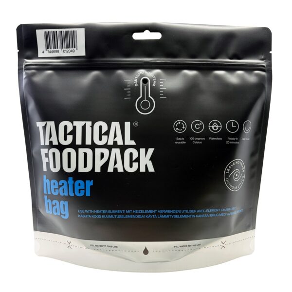 Tactical Foodpack Heizbeutel mit Heizelement – Flammloses Komplett-Set, mind. 10× verwendbar 50x