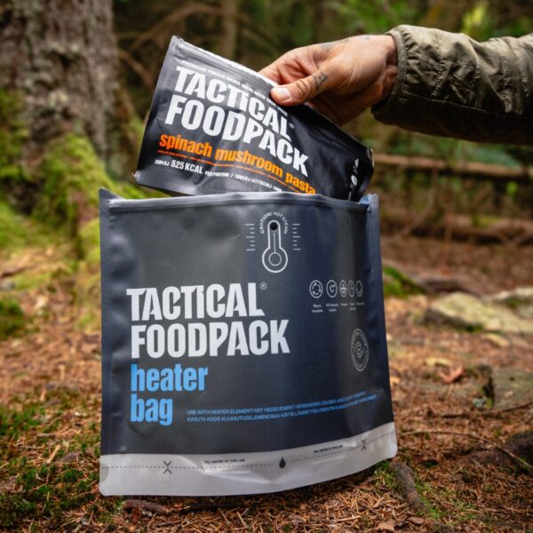Tactical Foodpack Heizbeutel mit Heizelement – Flammloses Komplett-Set, mind. 10× verwendbar 50x