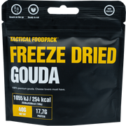 Tactical Foodpack Gefriergetrockneter Gouda – Milder Protein-Snack, 44 g Protein/100g
