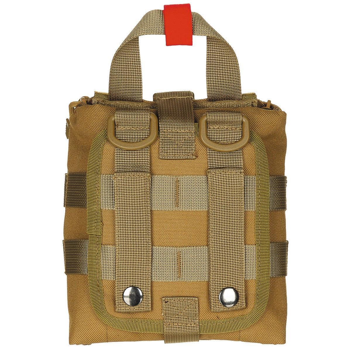 Tasche, Erste-Hilfe, klein,"MOLLE IFAK", coyote tan