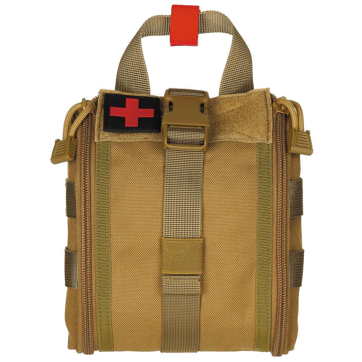 Tasche, Erste-Hilfe, klein,"MOLLE IFAK", coyote tan