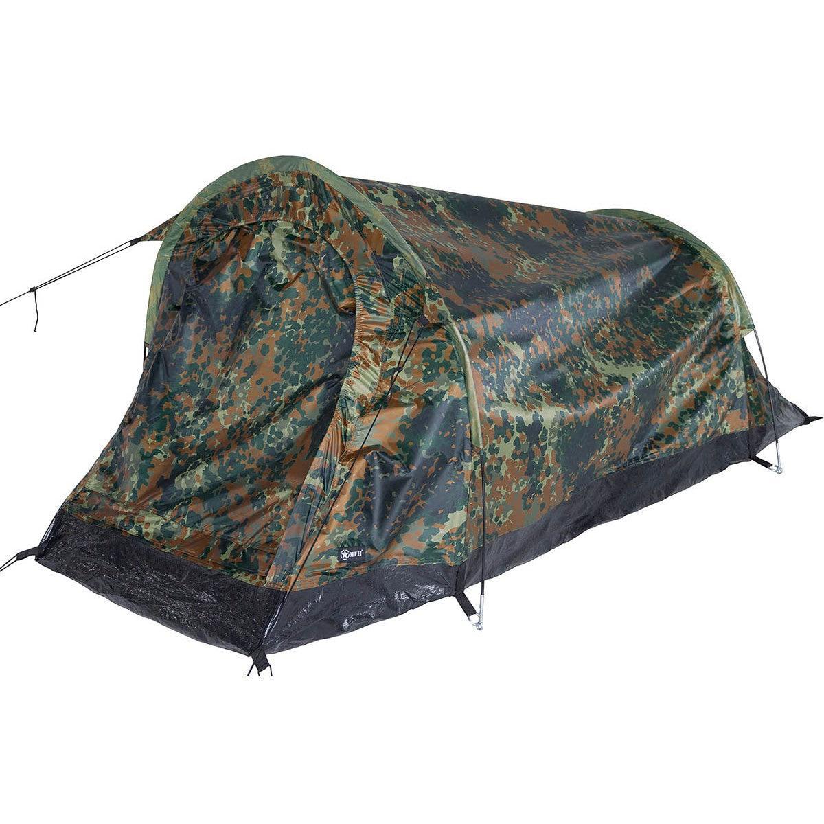 Tunnelzelt, "Hochstein", flecktarn, 2 Personen