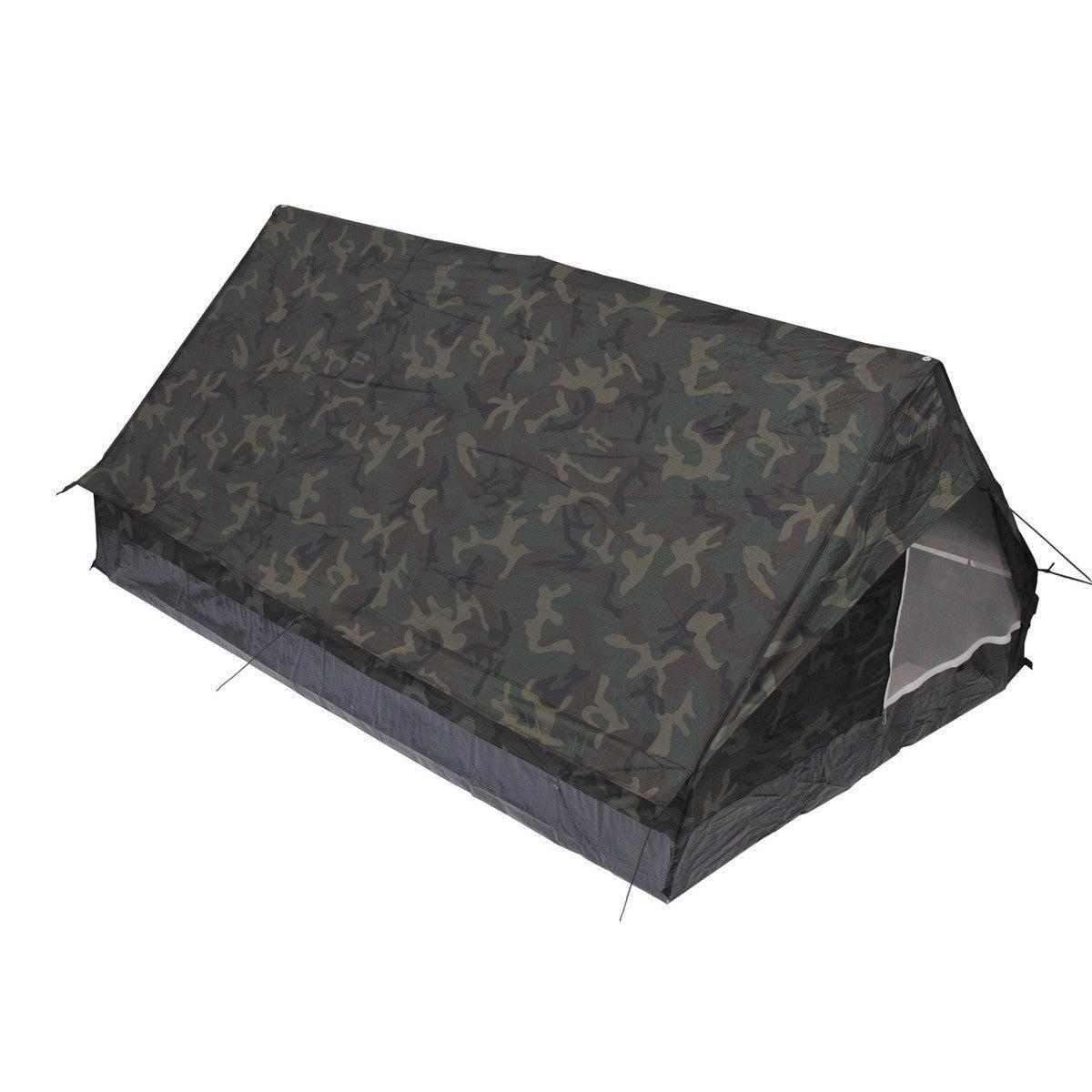 Zelt, "Minipack", 2 Personen, flecktarn