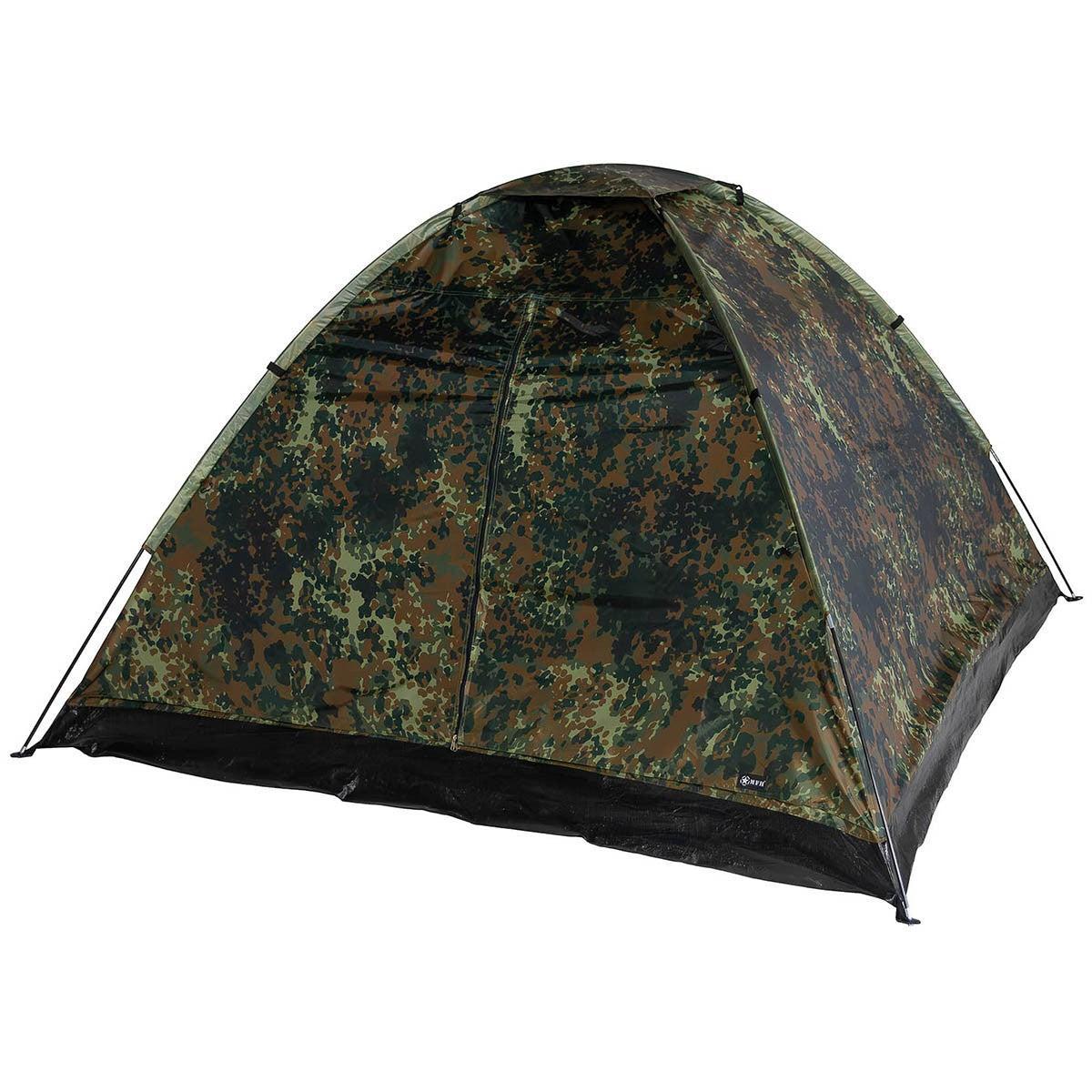 Zelt, "Quick Up Monodom", 3 Personen, flecktarn-Zelte/Planen-Krisenbedarf