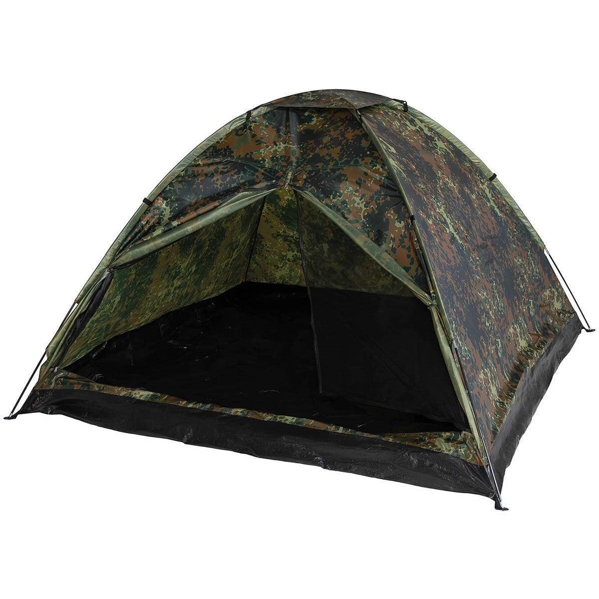 Zelt, "Quick Up Monodom", 3 Personen, flecktarn-Zelte/Planen-Krisenbedarf