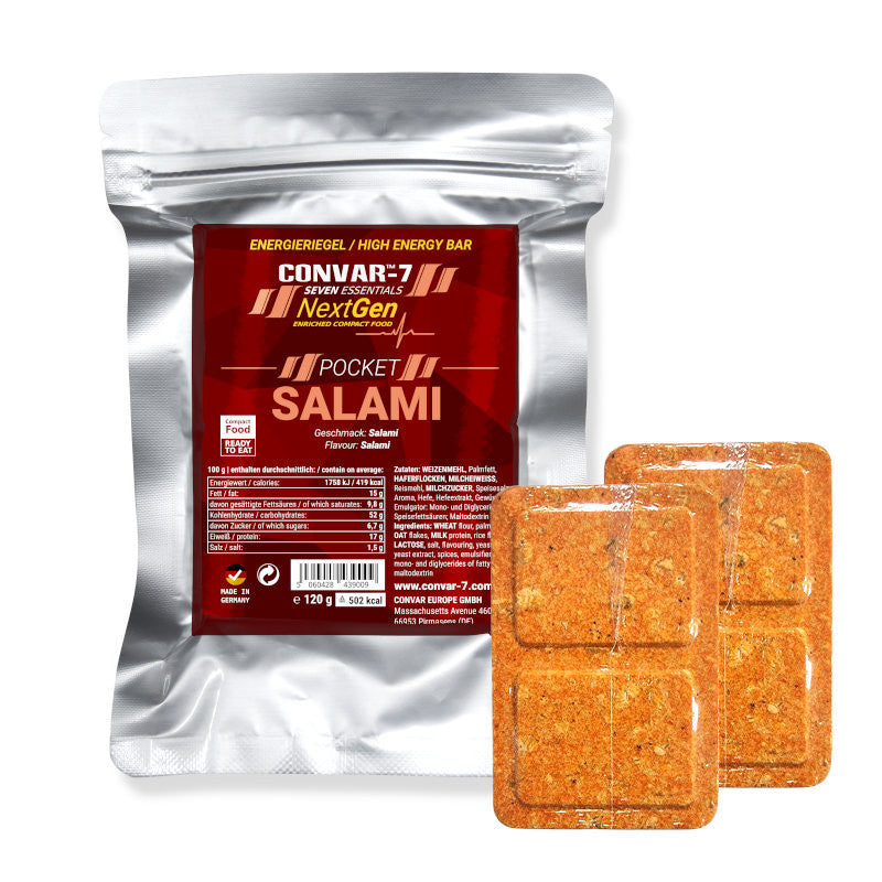 CONVAR-7 NextGen Energy Bar - Pocket Salami (120g)