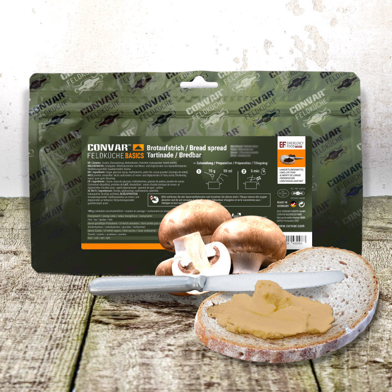 CONVAR™ Feldküche Basics Brotaufstrich Champignon-Creme (420g) 15x
