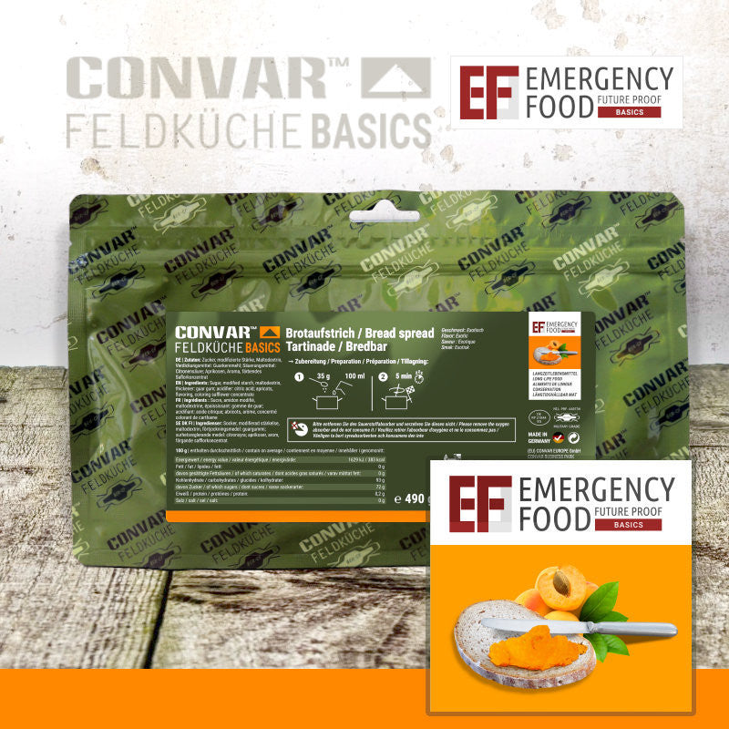CONVAR™ Feldküche Basics Brotaufstrich Exotic (490g) 15x