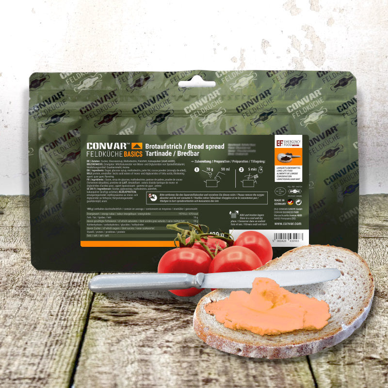 CONVAR™ Feldküche Basics Brotaufstrich Tomatencreme (420g) 15x
