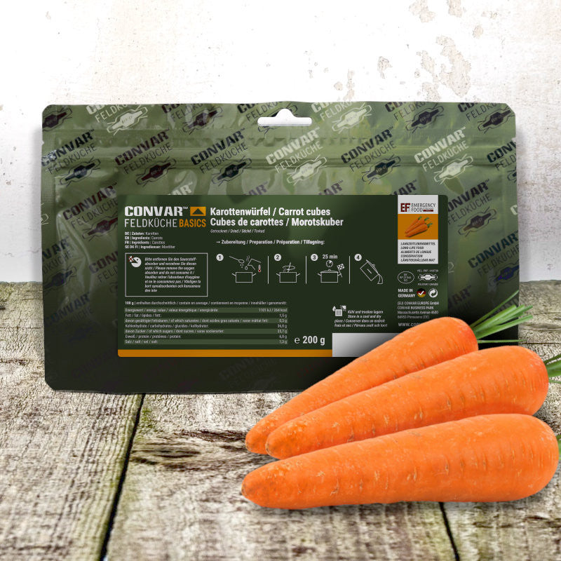 CONVAR™ Feldküche Basics Karottenwürfel (200g) 15x