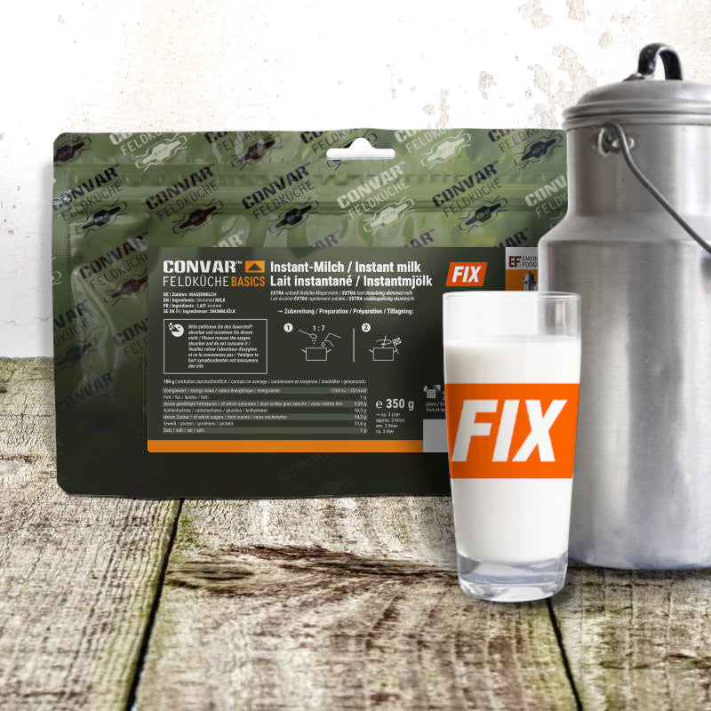 CONVAR™ Feldküche Basics FIX Instant-Milch (Magermilch) (350g)