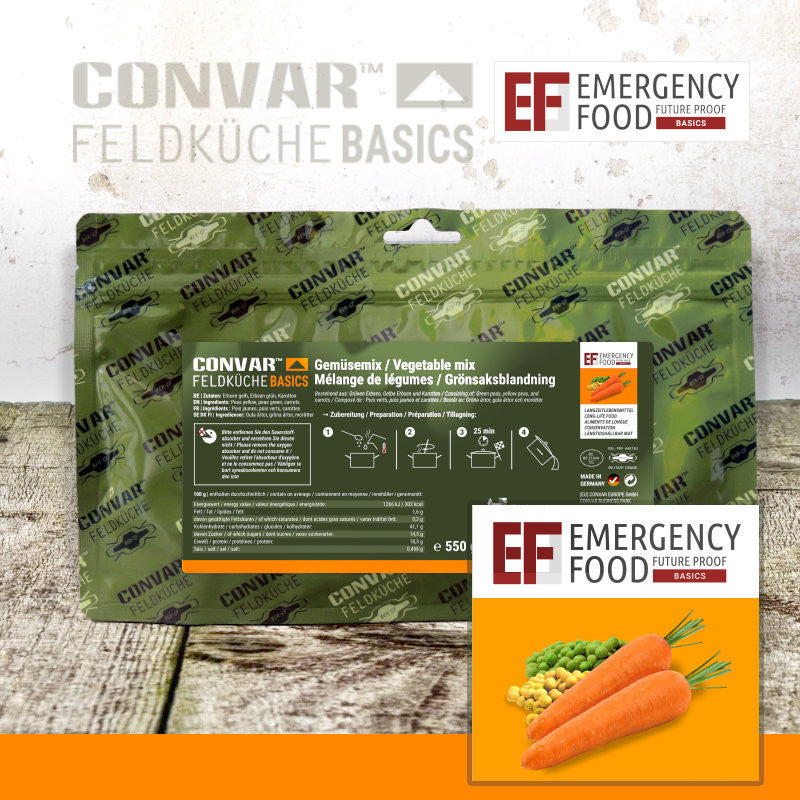 CONVAR™ Feldküche Basics Gemüsemix (550g) 15x