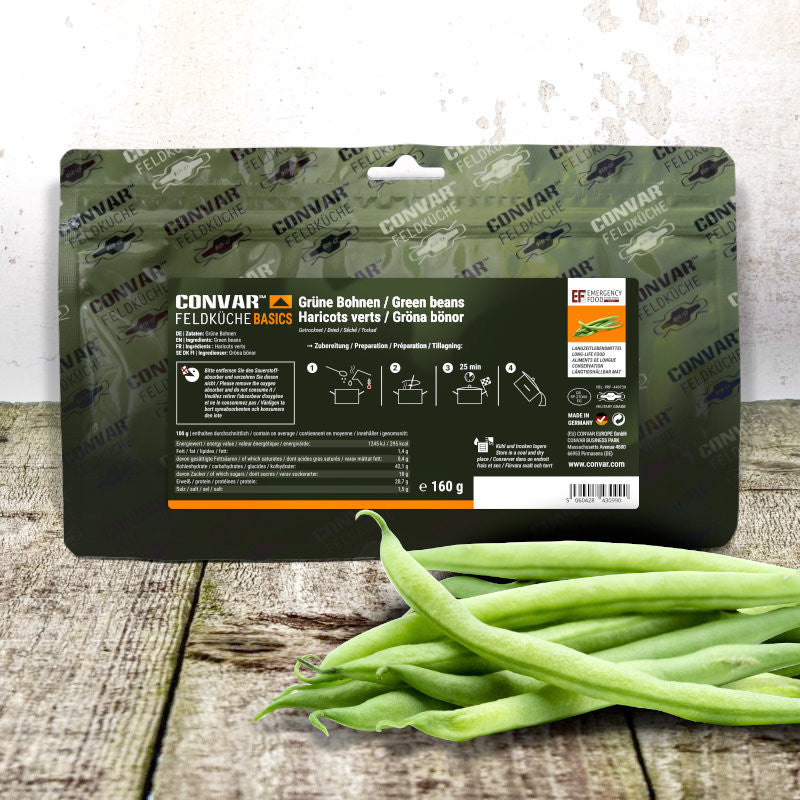 CONVAR™ Feldküche Basics Grüne Bohnen (160g) 15x