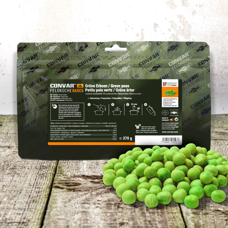 CONVAR™ Feldküche Basics Grüne Erbsen (370g) 15x