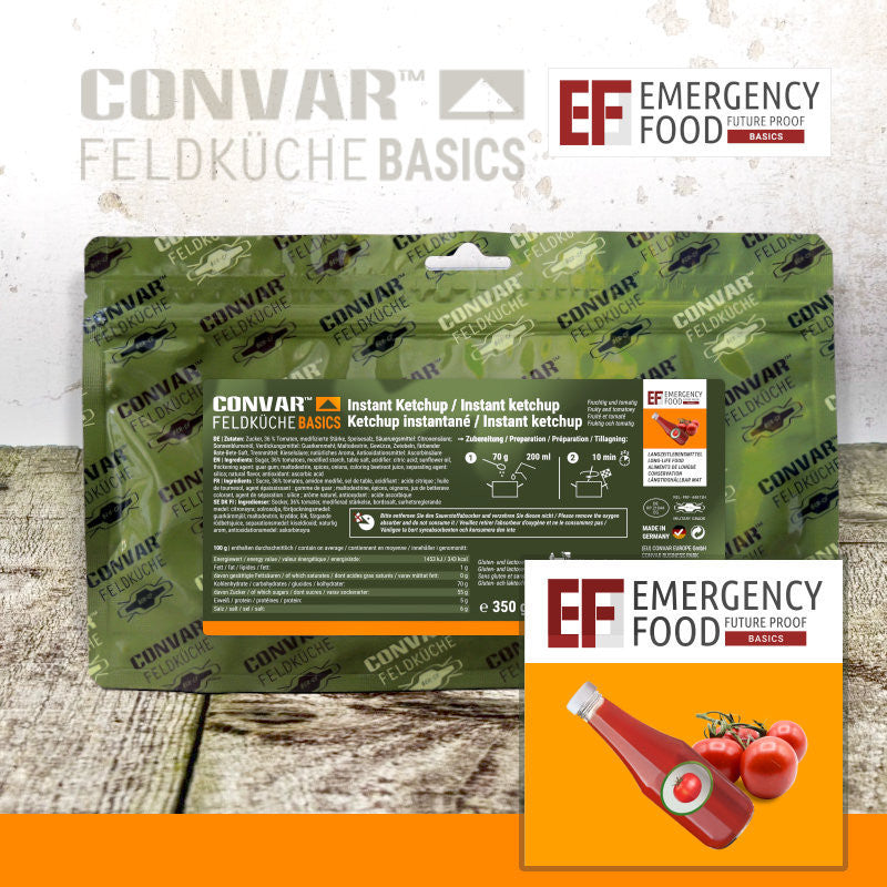 CONVAR™ Feldküche Basics Instant Ketchup (350g) 15x