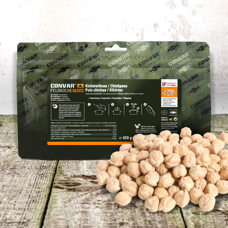 CONVAR™ Feldküche Basics Kichererbsen (420g) 15x