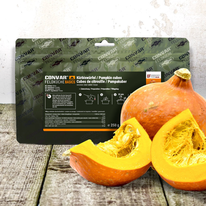 CONVAR™ Feldküche Basics Kürbiswürfel (250g) 15x