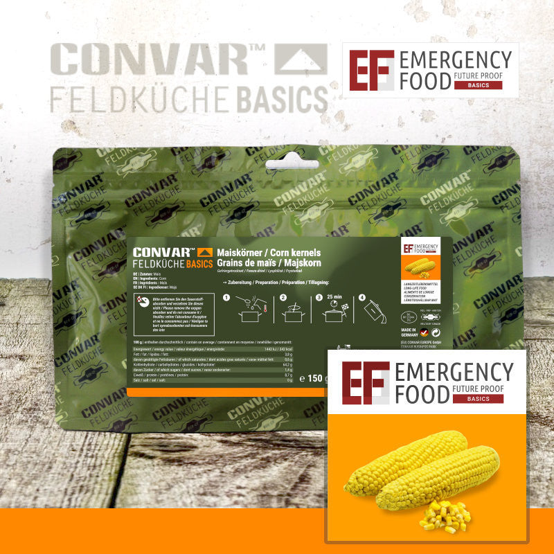 CONVAR™ Feldküche Basics Maiskörner (150g) 15x