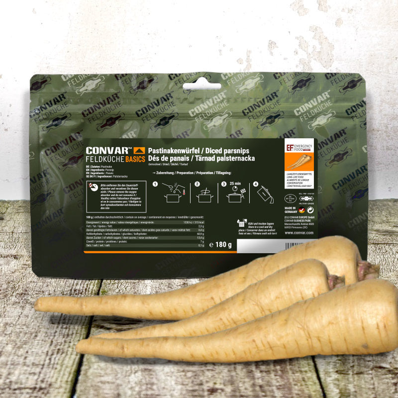 CONVAR™ Feldküche Basics Pastinakenwürfel (180g) 15x