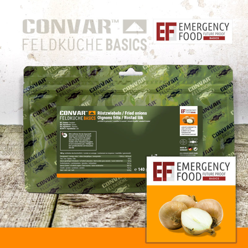 CONVAR™ Feldküche Basics Röstzwiebeln (140g) 15x