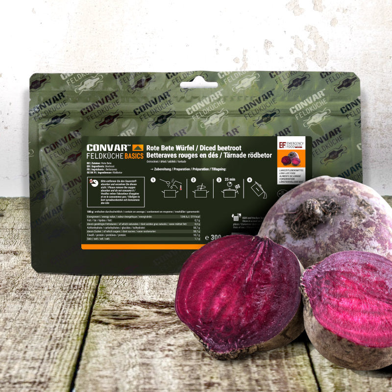 CONVAR™ Feldküche Basics Rote Bete Würfel (300g) 15x