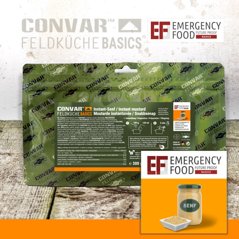 CONVAR™ Feldküche Basics Senf (300g) 15x