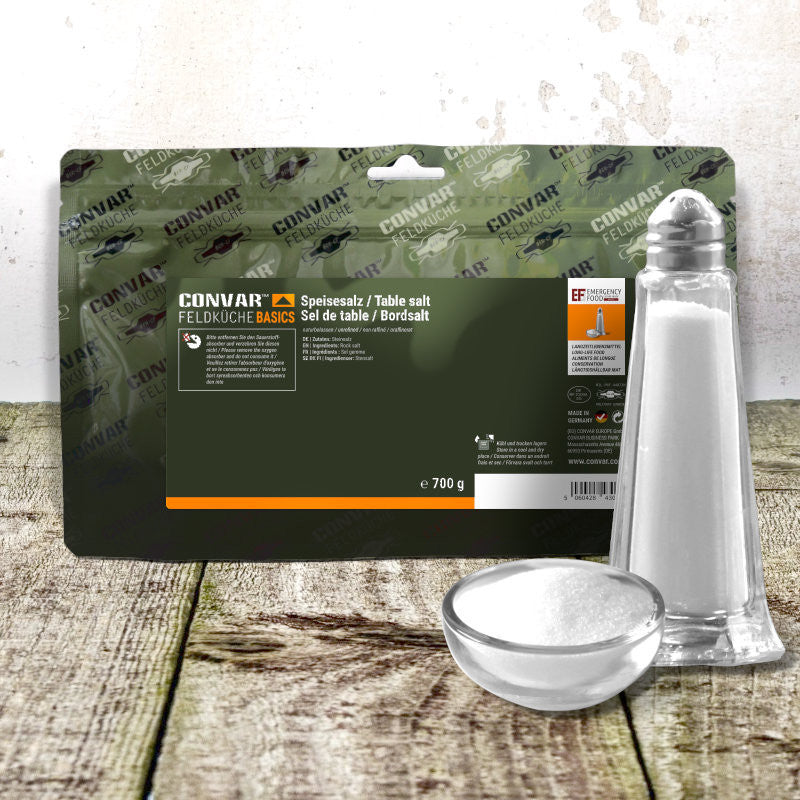 CONVAR™ Feldküche Basics Speisesalz (700g) 15x
