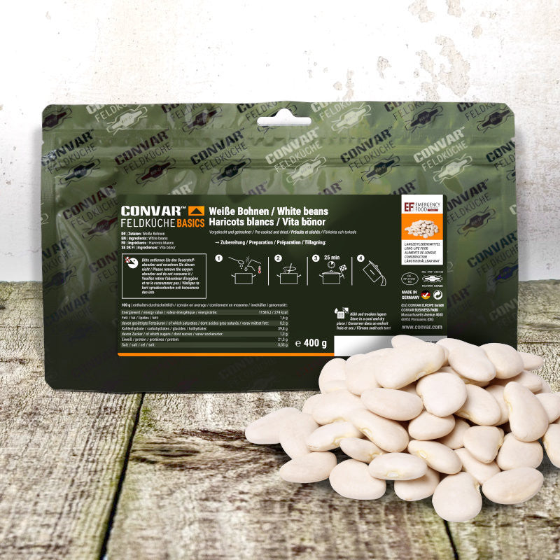 CONVAR™ Feldküche Basics Weiße Bohnen (400g) 15x