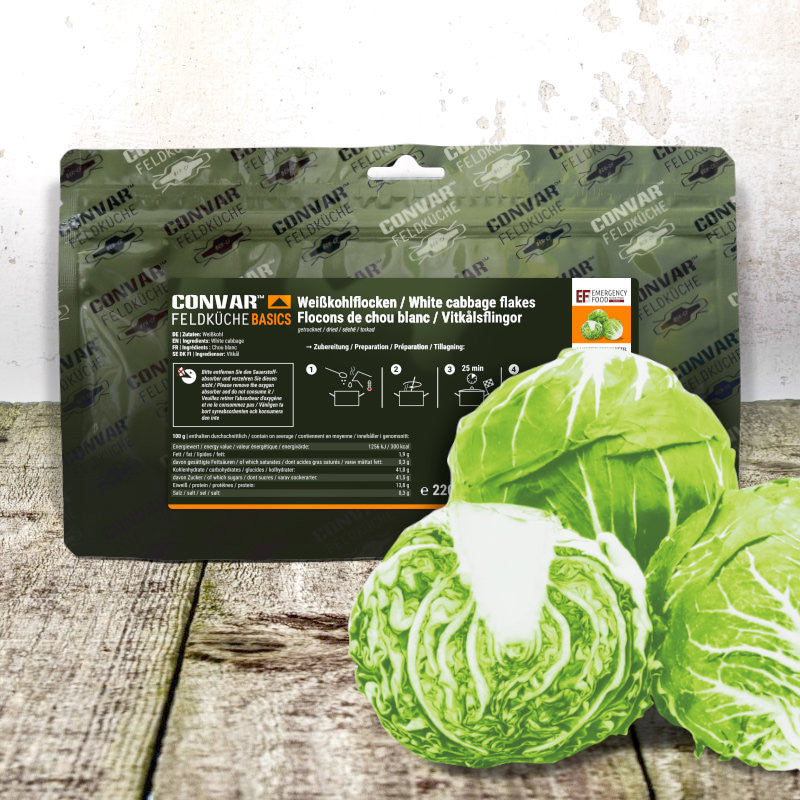 CONVAR™ Feldküche Basics Weisskohlflocken (220g) 15x
