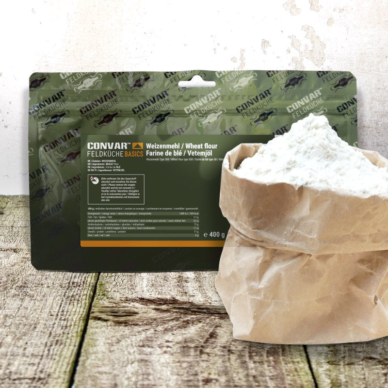 CONVAR™ Feldküche Basics Weizenmehl Typ 550 (400g) 15x