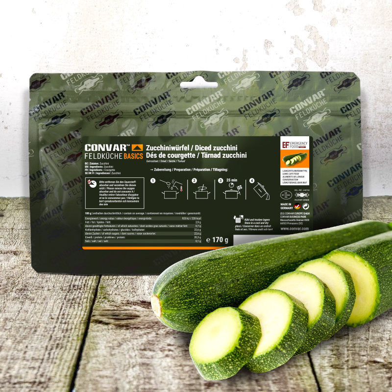 CONVAR™ Feldküche Basics Zucchiniwürfel (170g) 15x