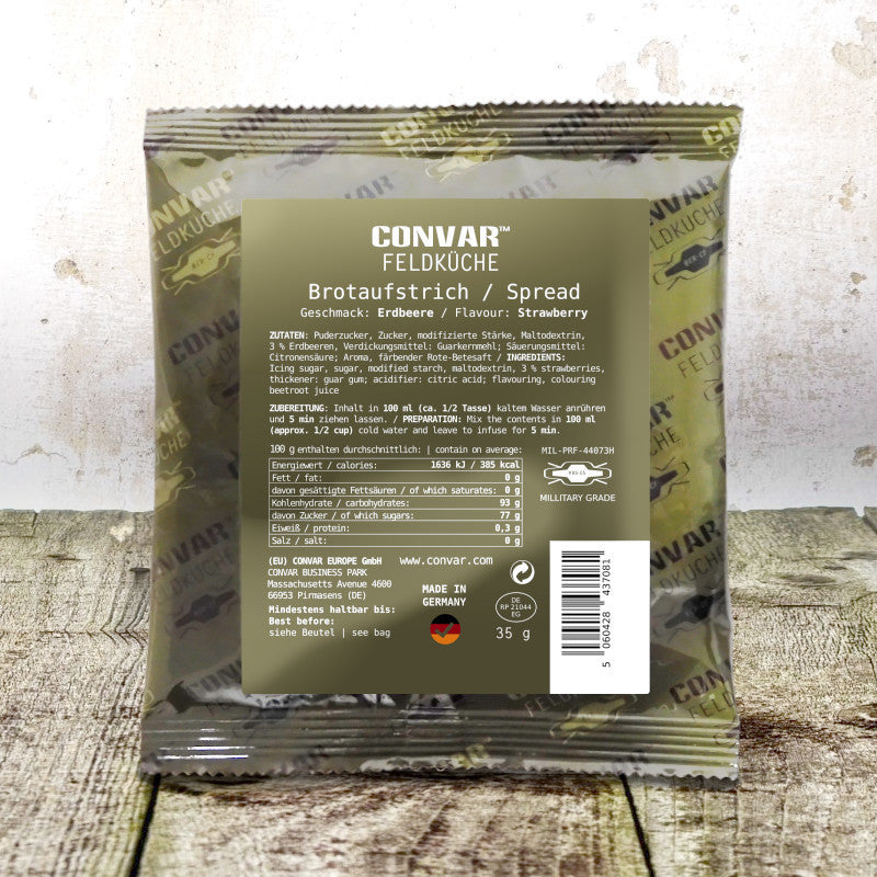 CONVAR™ Feldküche Brotaufstrich Erdbeere (35g) 24x