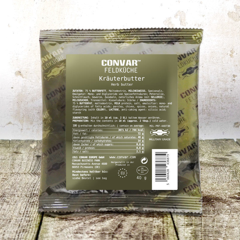 CONVAR™ Feldküche Brotaufstrich Kräuterbutter (40g) 24x