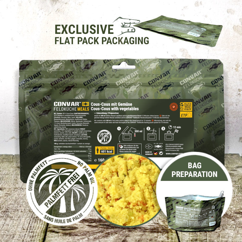 CONVAR™ Feldküche Cous-Cous (1 Portion) (160g) 12x
