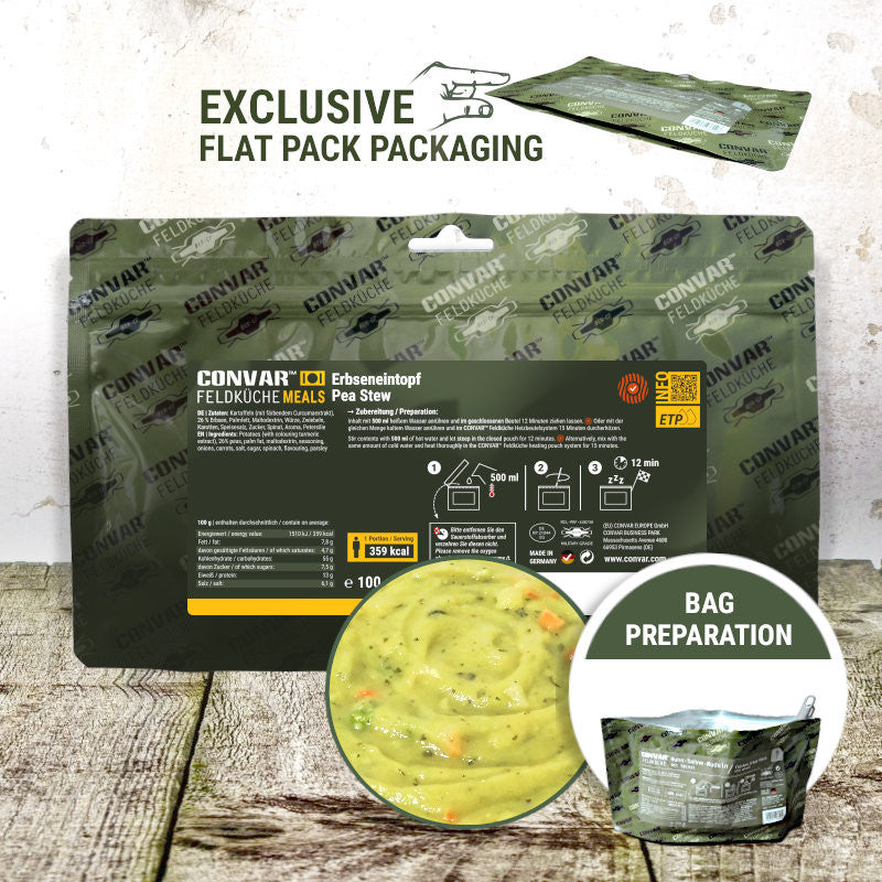 CONVAR™ Feldküche Erbseneintopf (100g) 12x