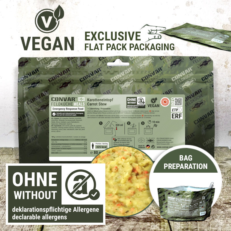 CONVAR™ Feldküche ERF Karotteneintopf (OdA) (80g) 12x