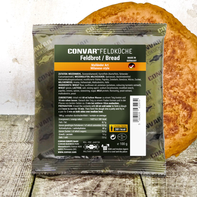 CONVAR™ Feldküche Feldbrot - Mailänder Art (100g) 24x
