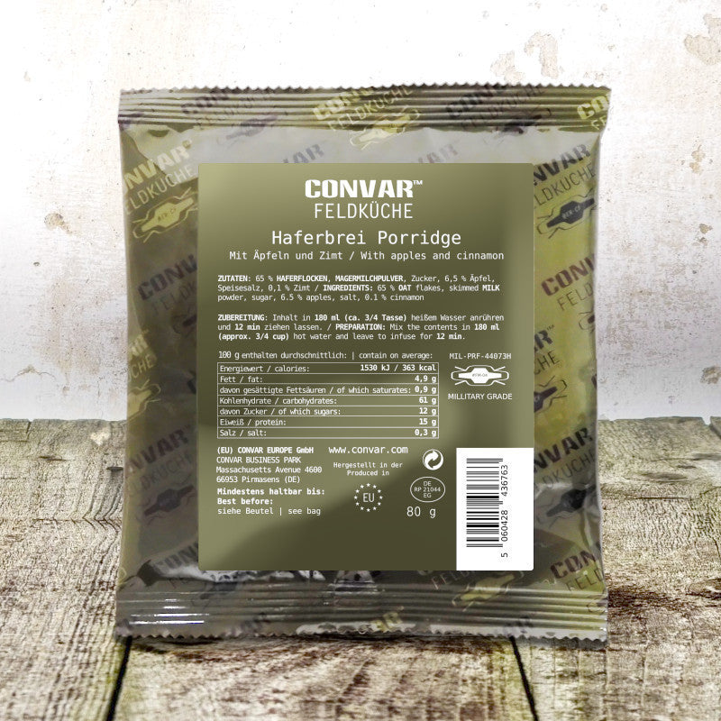 CONVAR™ Feldküche Haferbrei Porridge (80g) 24x