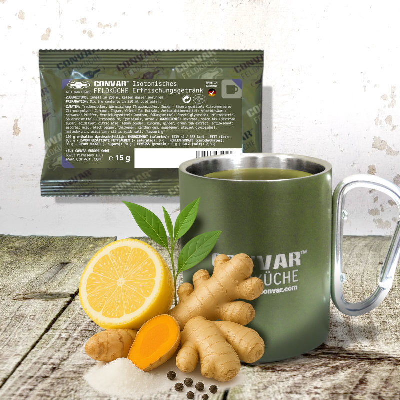 CONVAR™ Feldküche Isogetränk mit Vitamine und Mineralien (4x15g) 24x