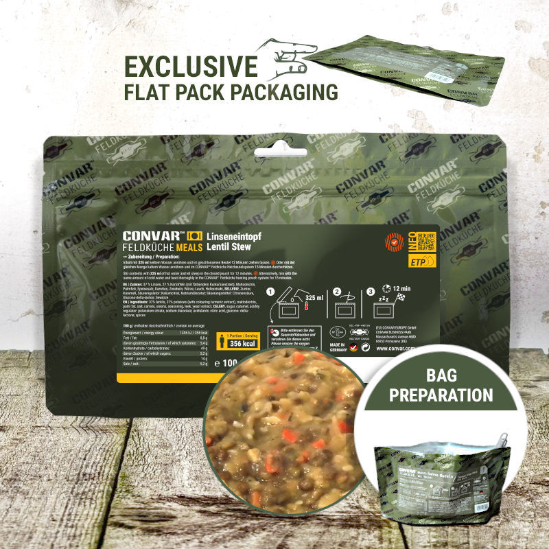 CONVAR™ Feldküche Linseneintopf (100g) 12x