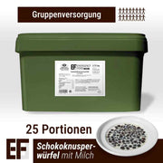 EF MEALS Schokoknusperwürfel mit Milch (3,75kg) (ESL) 25 Portionen
