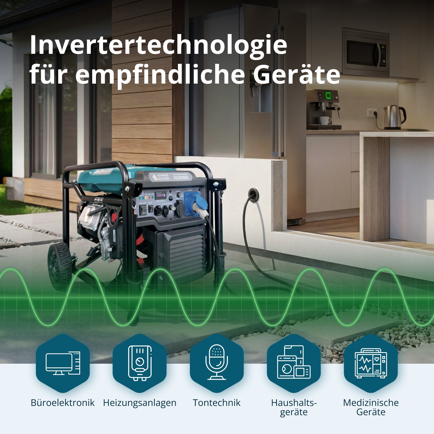 Inverter Generator KS 6500iEG (Benzin/Gas) – Inverter-Generatoren