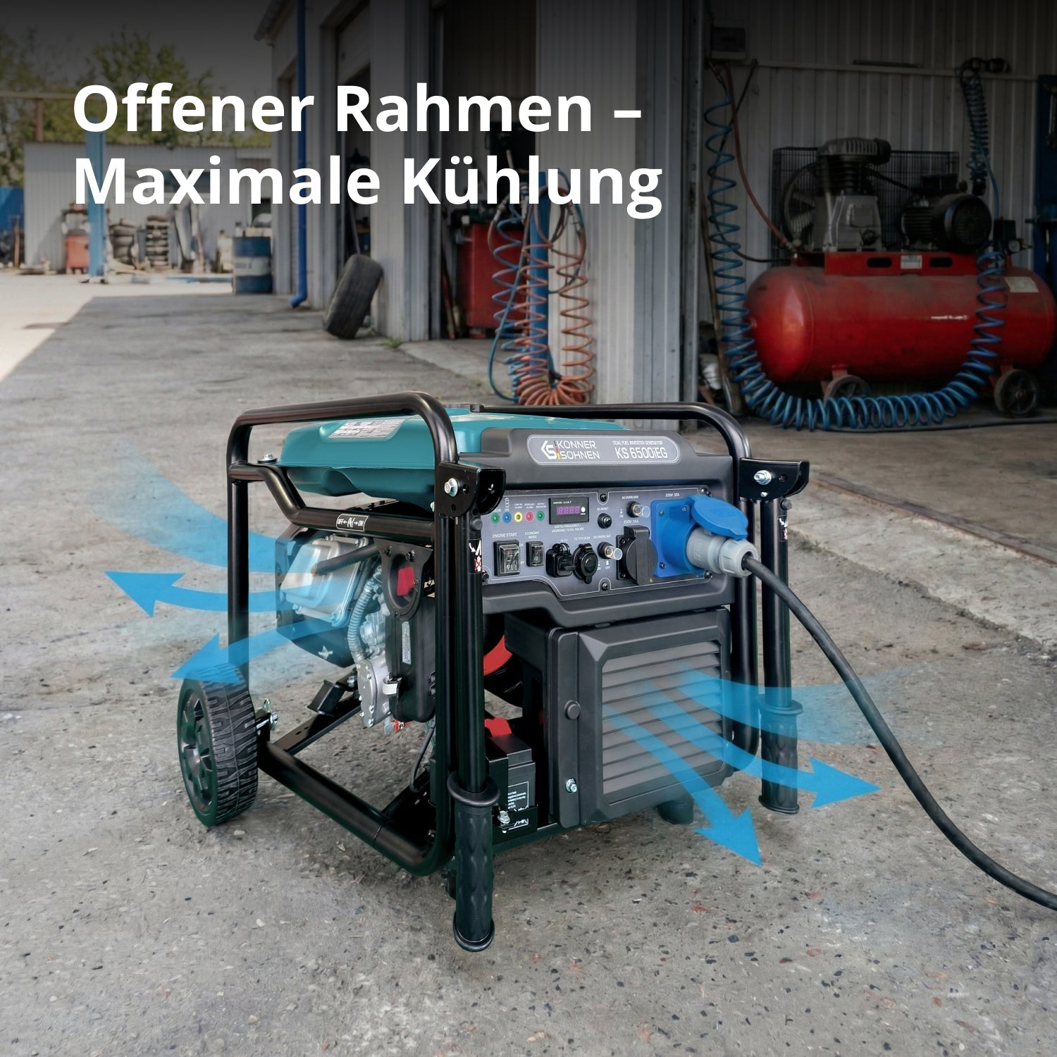 Inverter Generator KS 6500iEG (Benzin/Gas) – Inverter-Generatoren