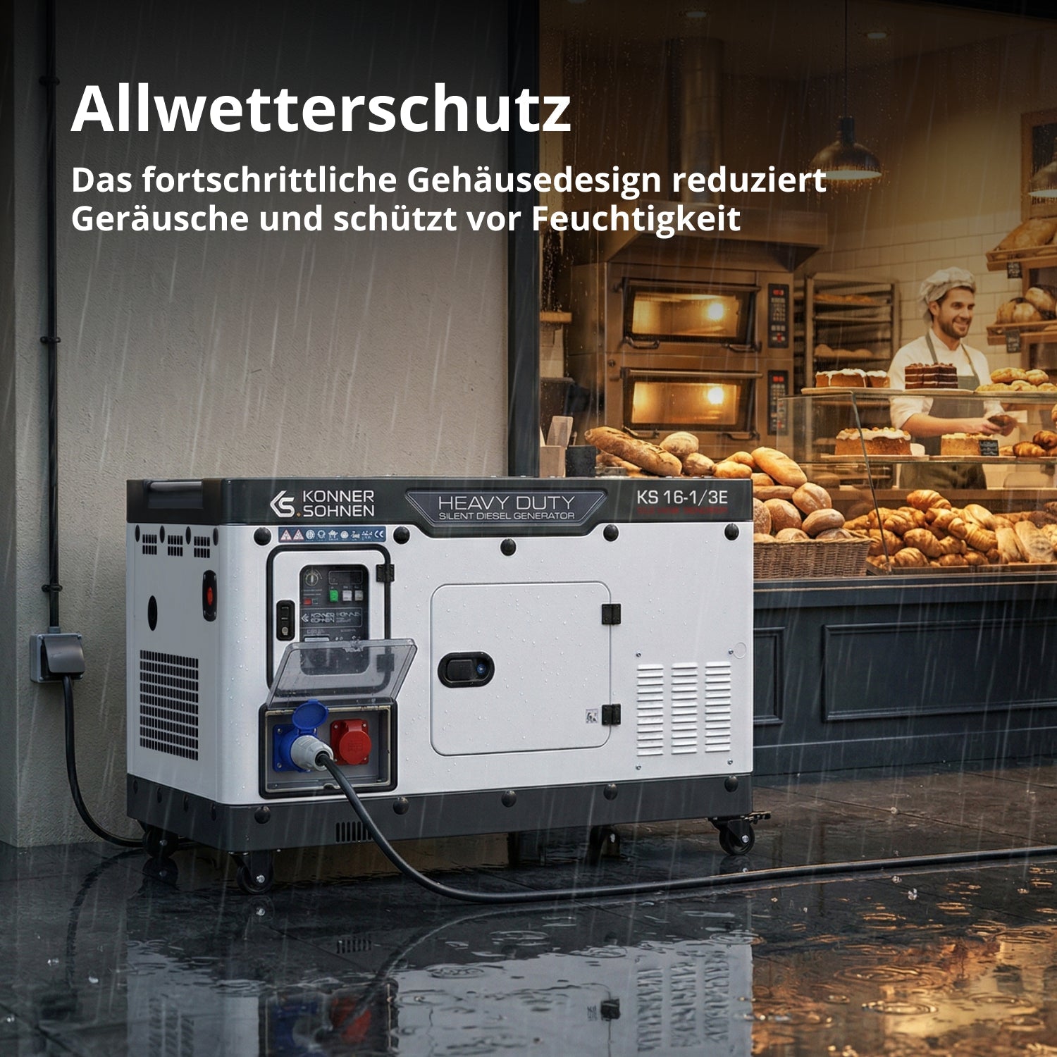 Dieselgenerator KS 16-1/3E – Diesel-Stromerzeuger
