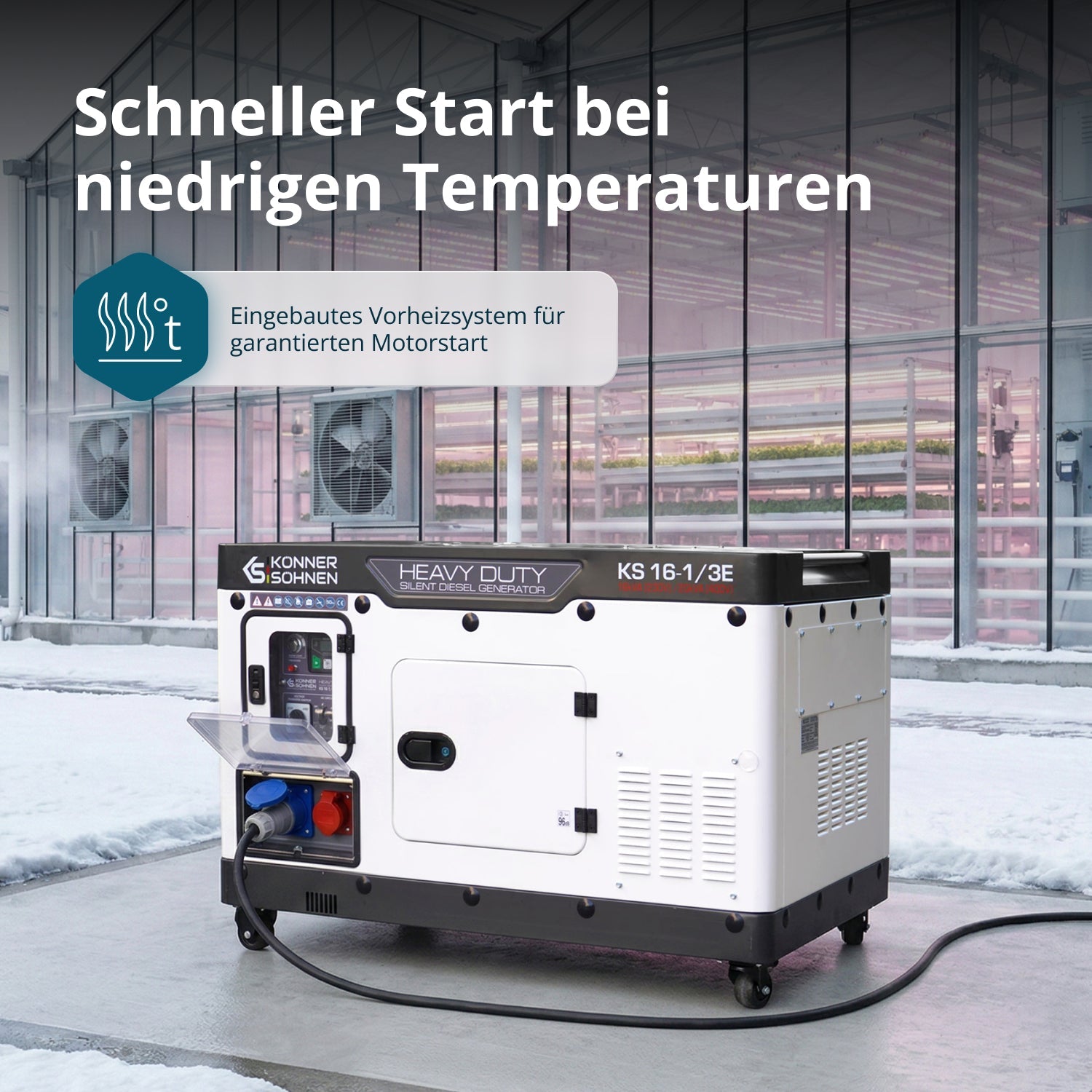 Dieselgenerator KS 16-1/3E – Diesel-Stromerzeuger