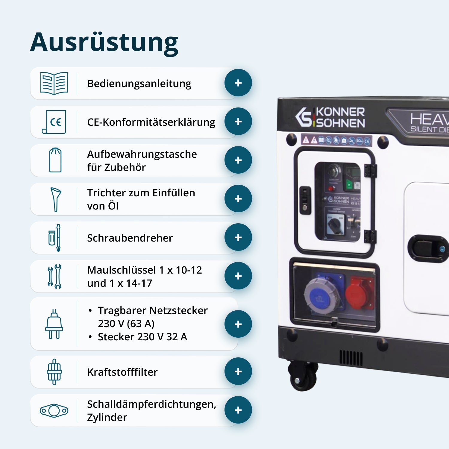 Dieselgenerator KS 16-1/3E – Diesel-Stromerzeuger