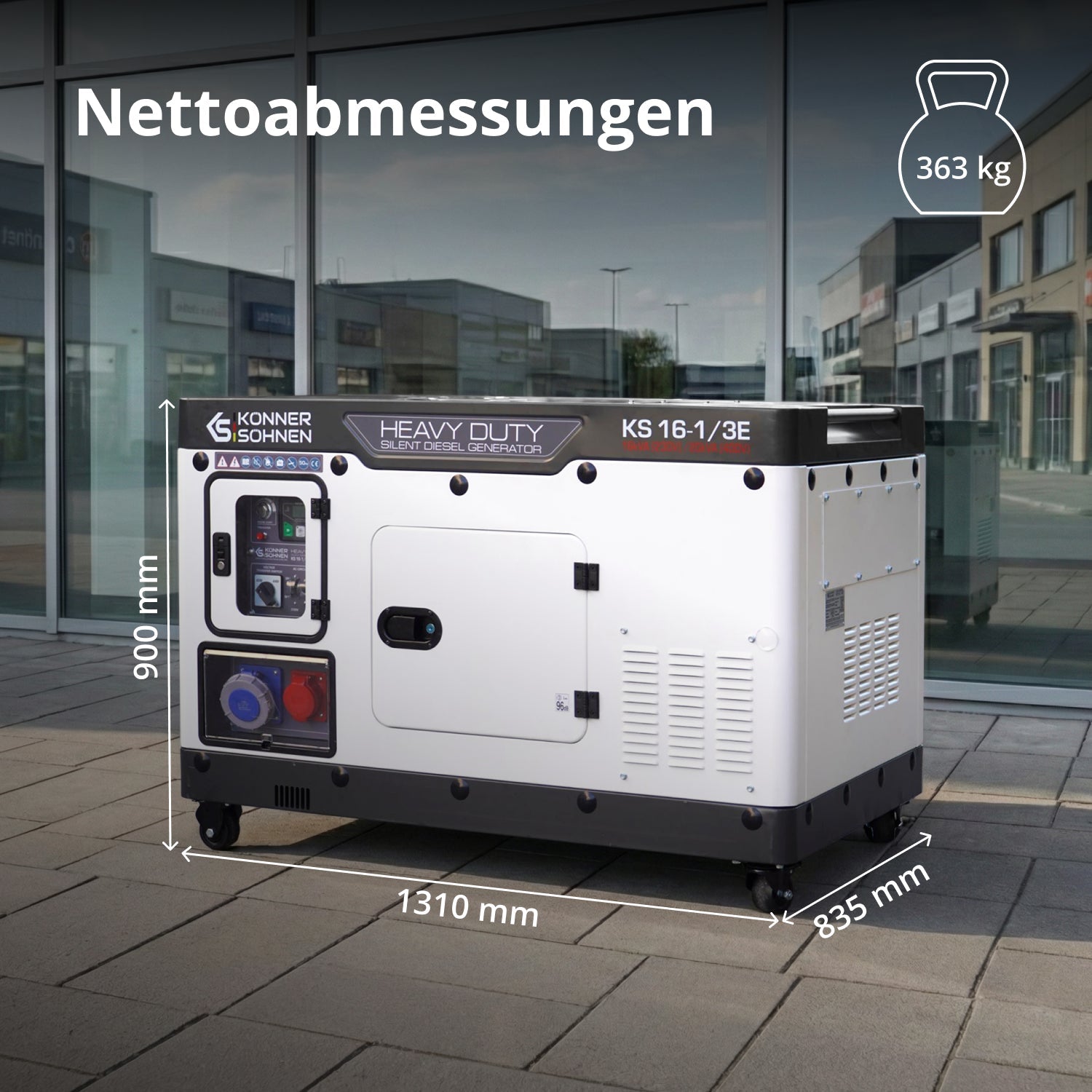 Dieselgenerator KS 16-1/3E – Diesel-Stromerzeuger
